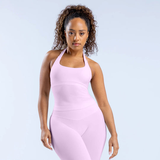 Seamless Halter Activewear Set