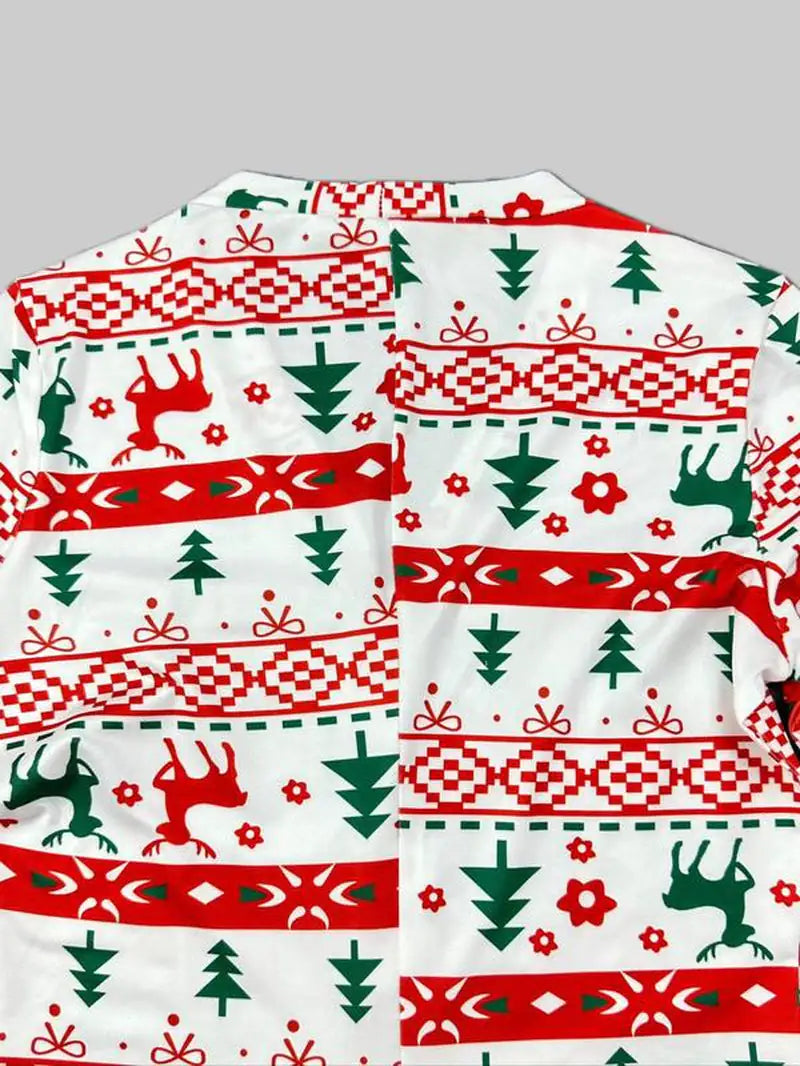 Christmas Button Front Onesie