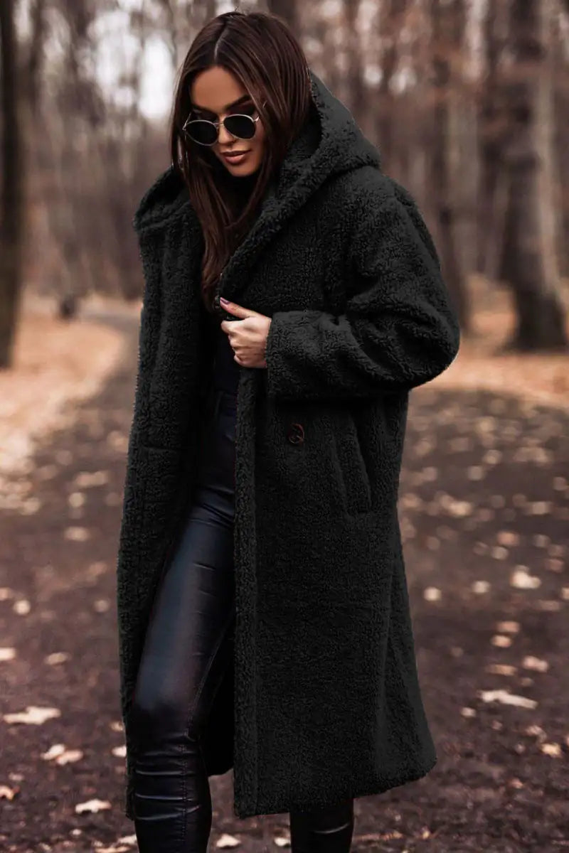 Long Plush Coat