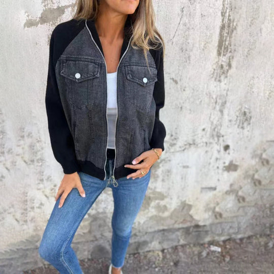 Contrast Denim Jacket