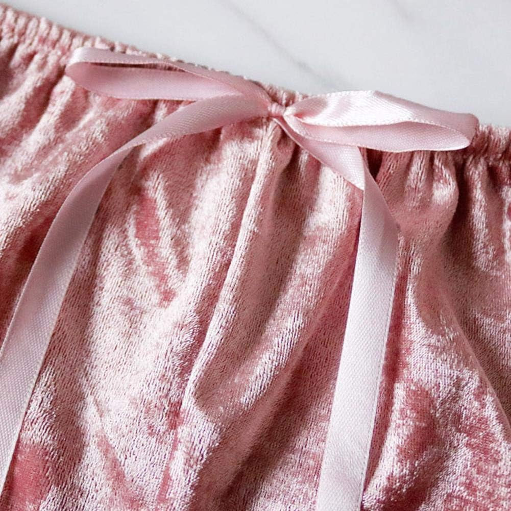 Velvet Camisole Pajamas Set