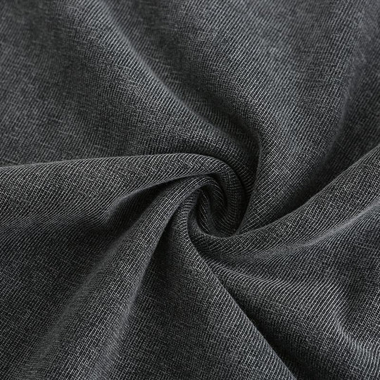 Washed pure cotton short-sleeved shirt