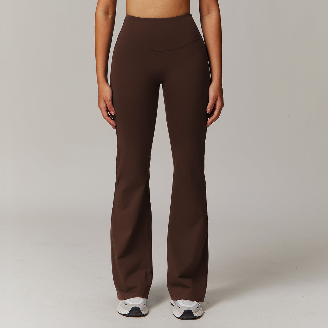 High-Waist Flared Yoga Pants