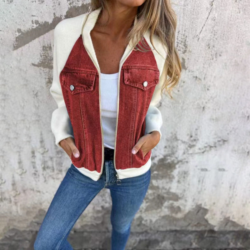 Contrast Denim Jacket