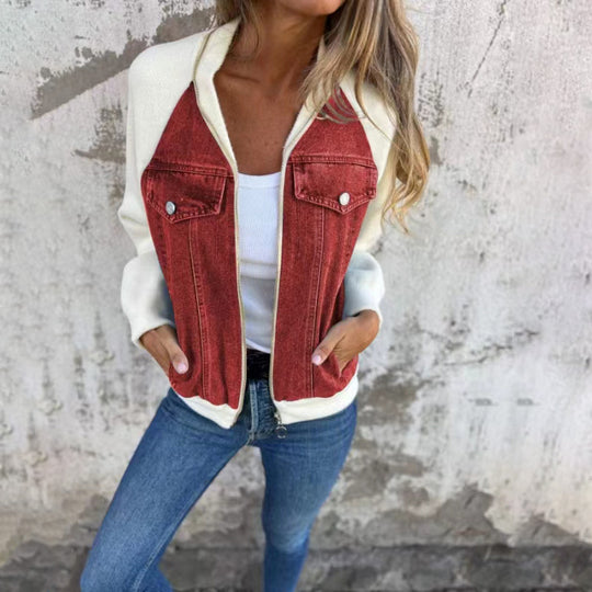 Contrast Denim Jacket