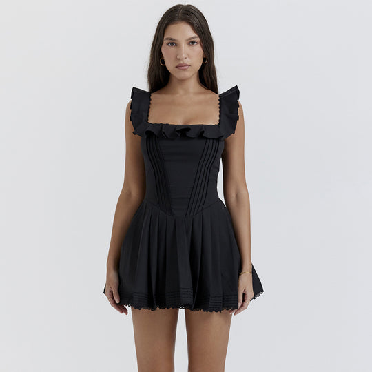 Ruffle Skater Dress