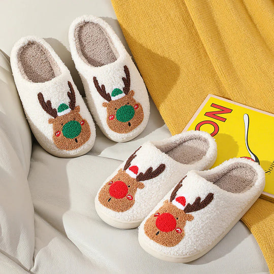 Elk Cozy Winter Home Slippers