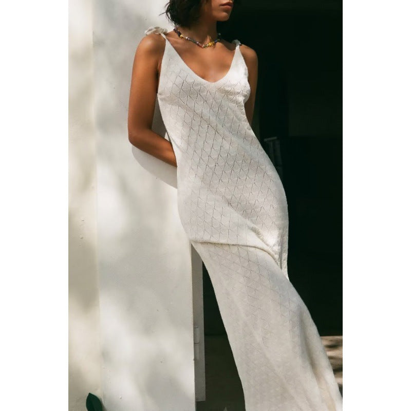 Textured Slip Midi Dress