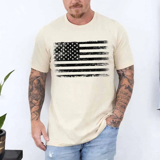 USA Distressed Flag T-Shirt
