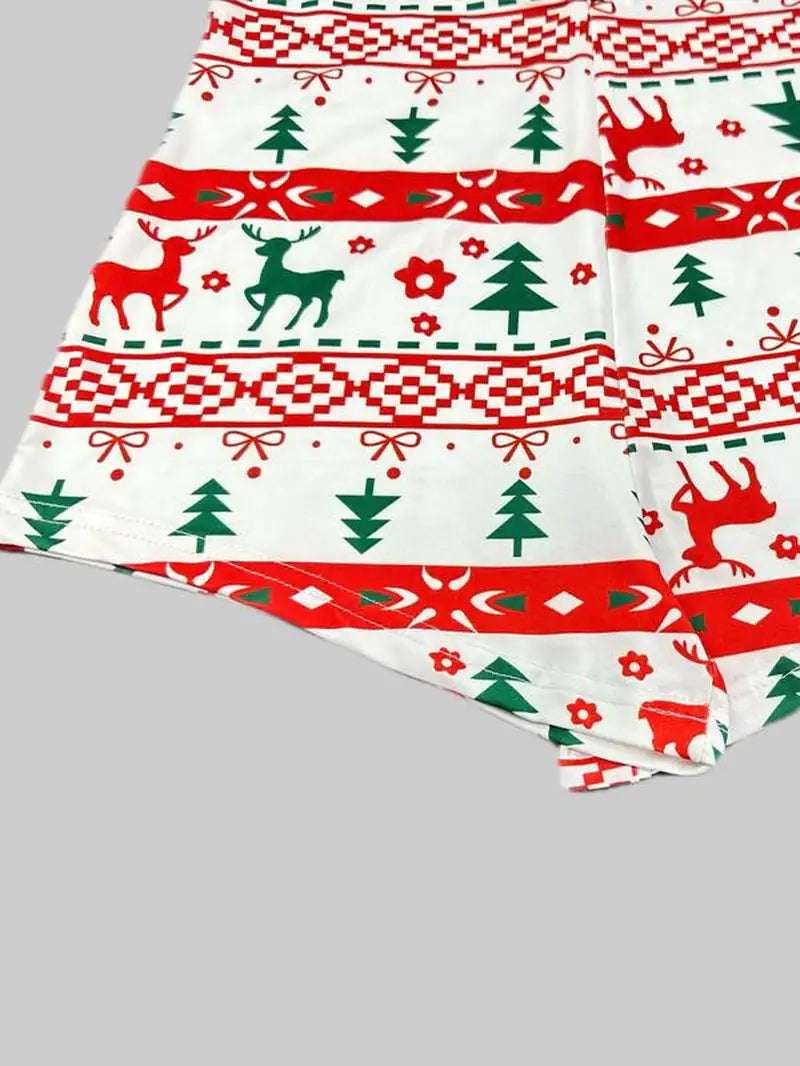 Christmas Button Front Onesie