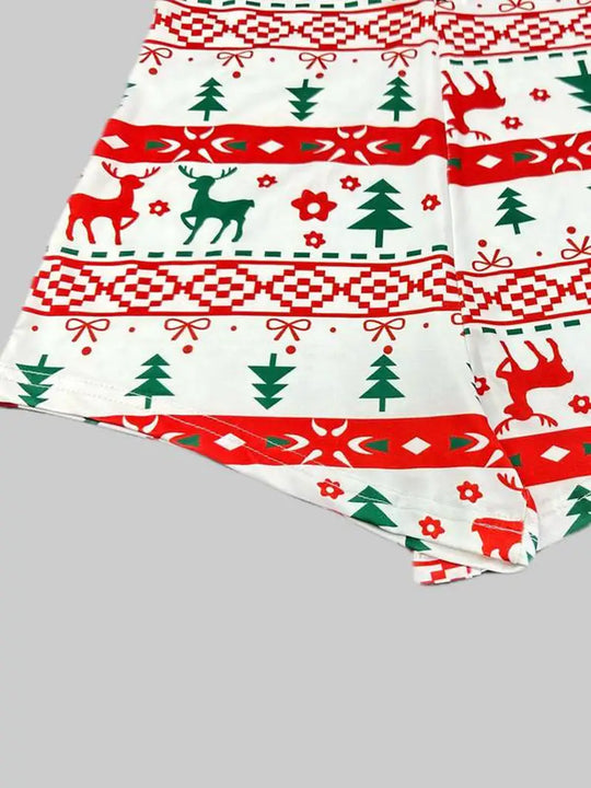 Christmas Button Front Onesie