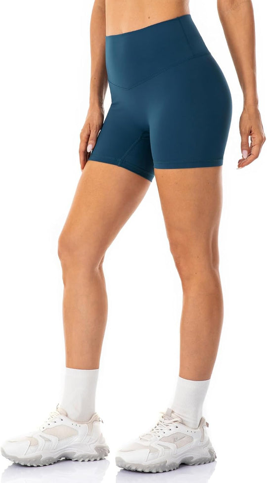 Women'S All Day Soft Biker Shorts 3"/ 5"/ 7" - High Waisted Workout Gym Running Yoga Short