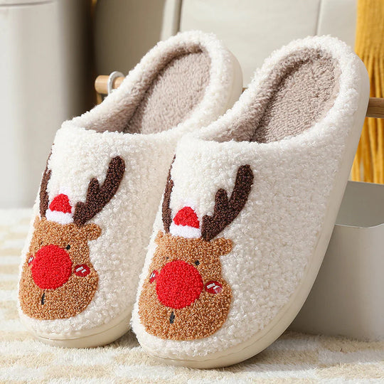 Elk Cozy Winter Home Slippers