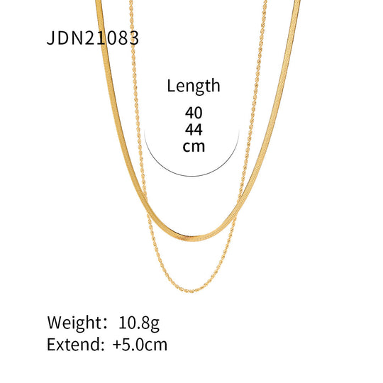 Double-layer Stainless Steel flat Chain