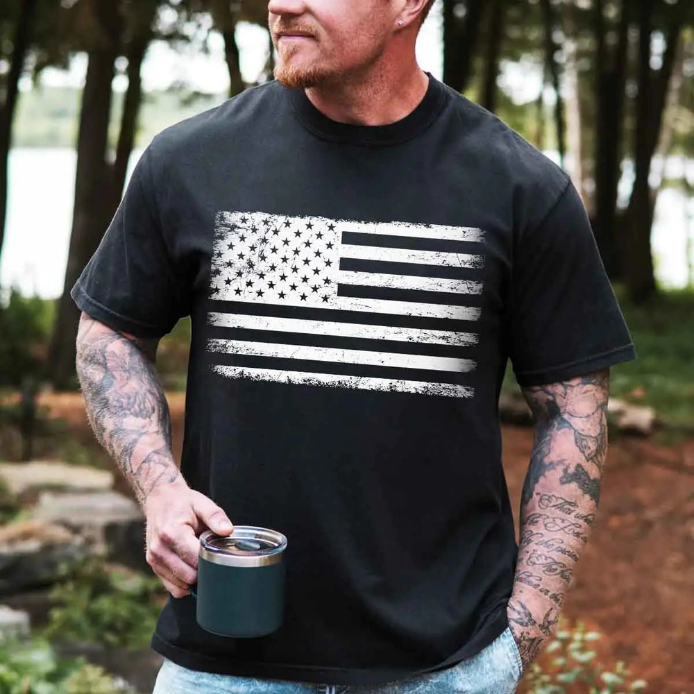 USA Distressed Flag T-Shirt
