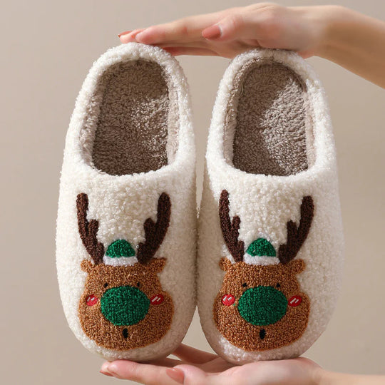 Elk Cozy Winter Home Slippers