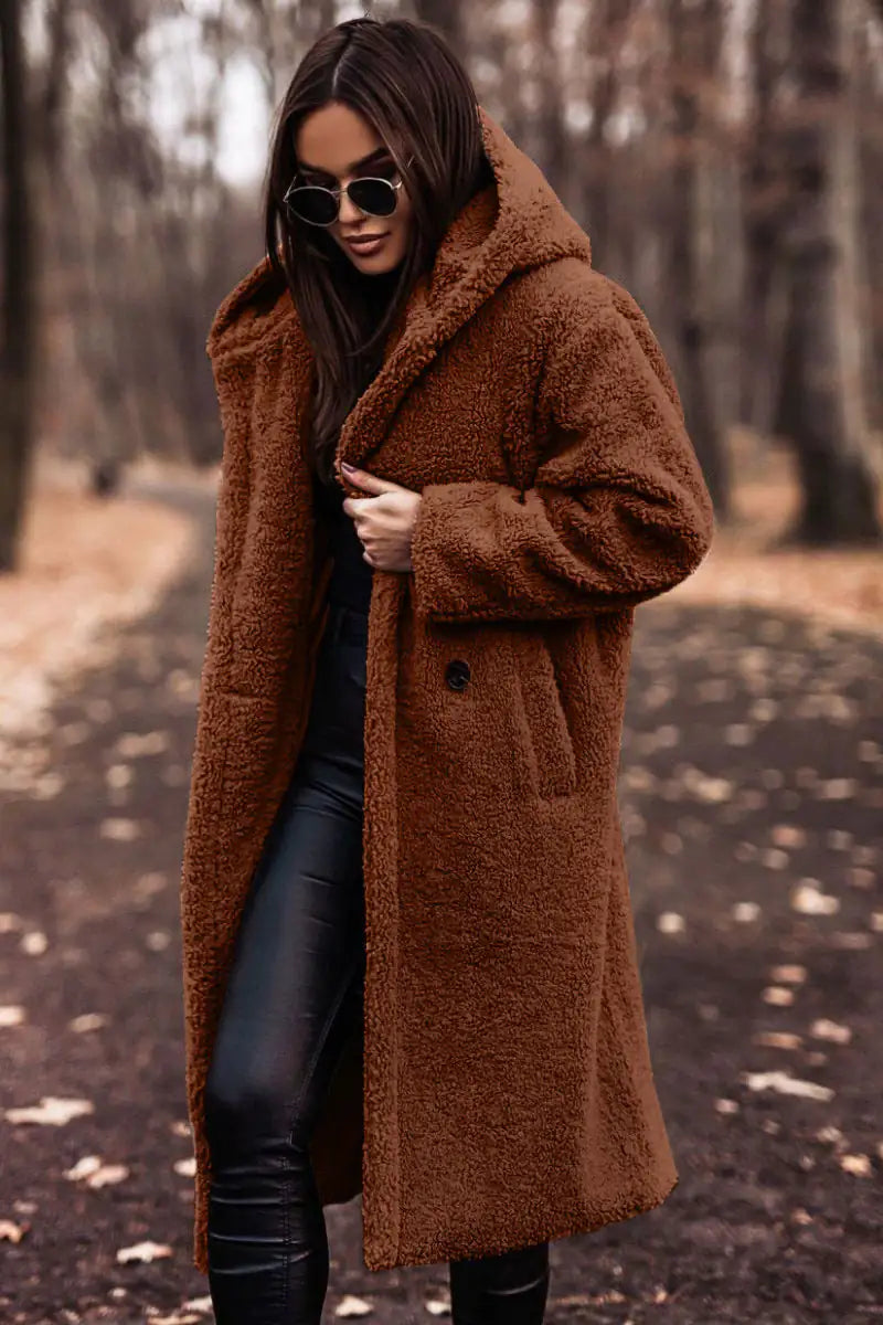 Long Plush Coat