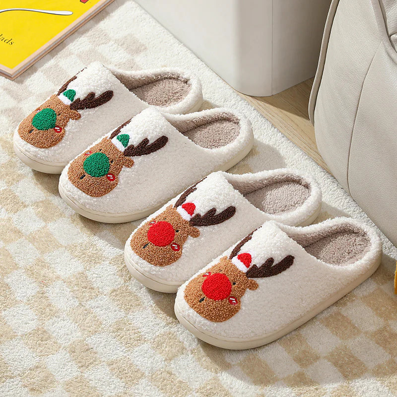 Elk Cozy Winter Home Slippers