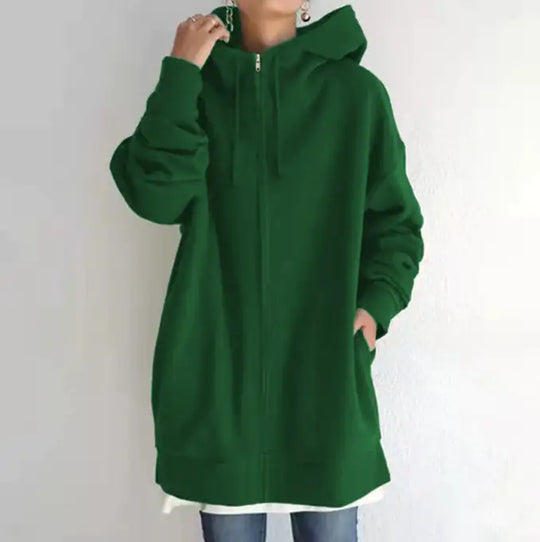 Oversized Loose Hooded Coat