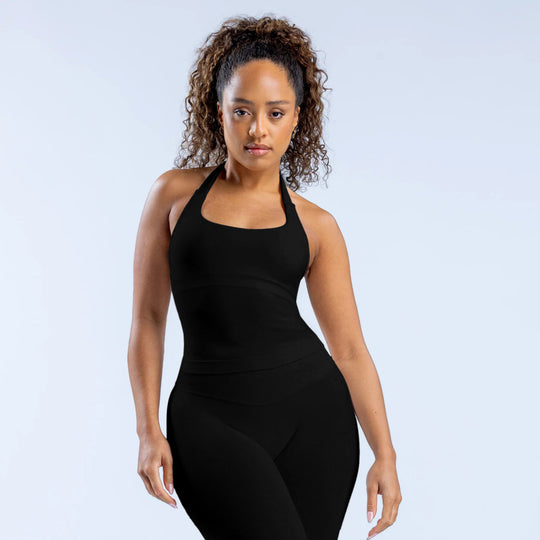 Seamless Halter Activewear Set