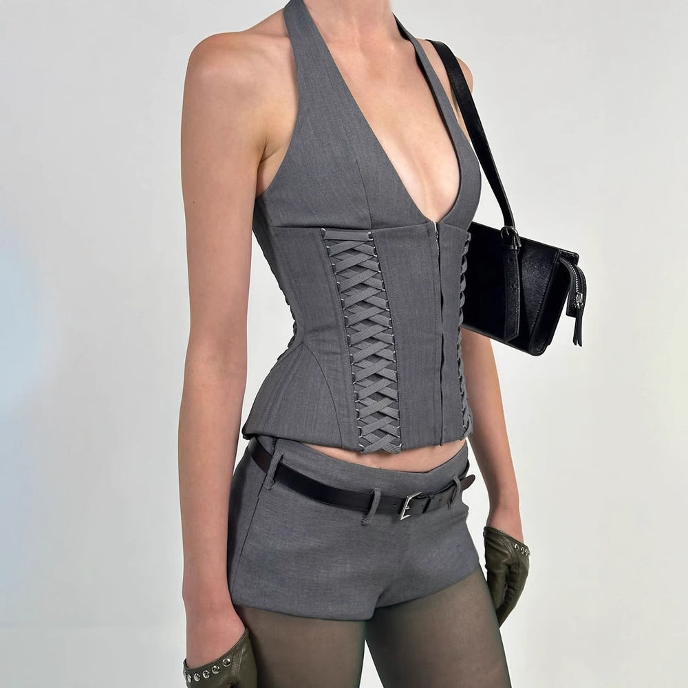 Shaping vest and Casual shorts