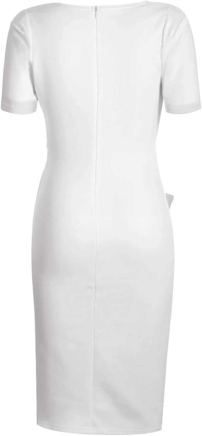 Sheath Wrap Pencil Dress 
