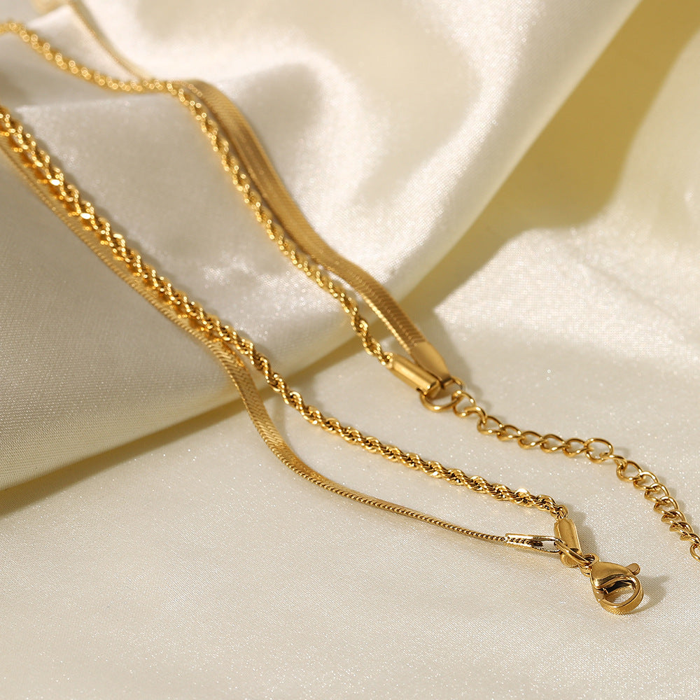 Double-layer Stainless Steel flat Chain