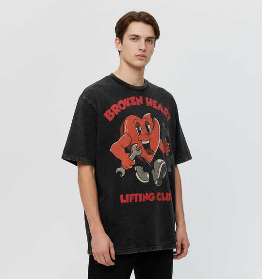 Washed pure cotton short-sleeved shirt