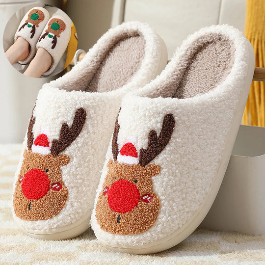Elk Cozy Winter Home Slippers