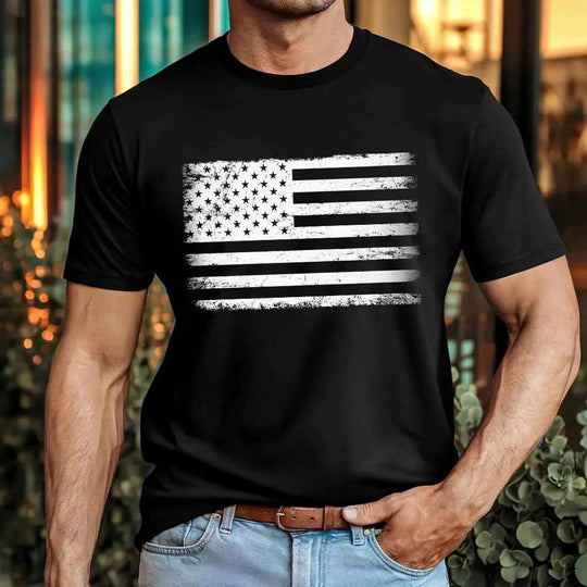USA Distressed Flag T-Shirt
