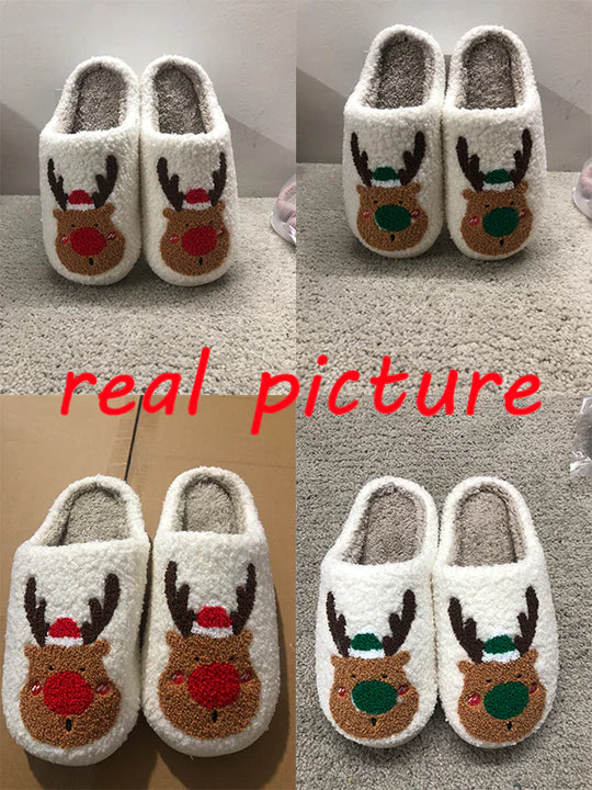 Elk Cozy Winter Home Slippers