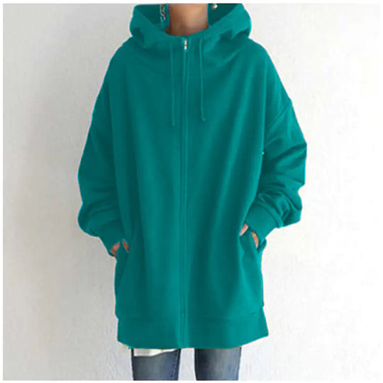 Oversized Loose Hooded Coat