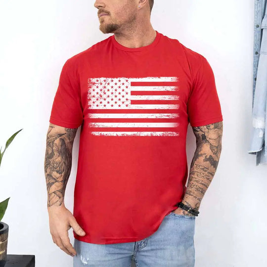 USA Distressed Flag T-Shirt
