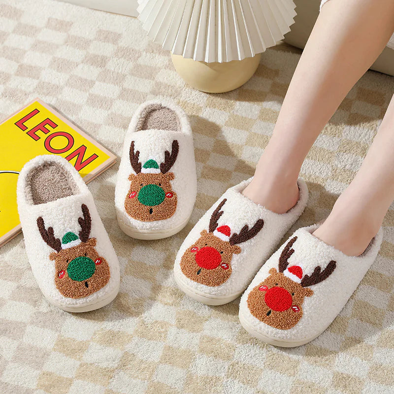 Elk Cozy Winter Home Slippers