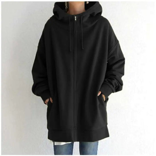 Oversized Loose Hooded Coat