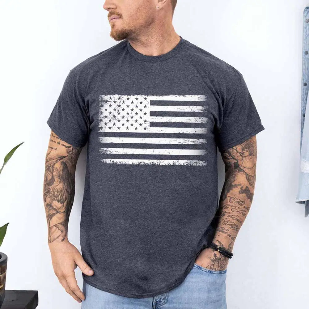 USA Distressed Flag T-Shirt