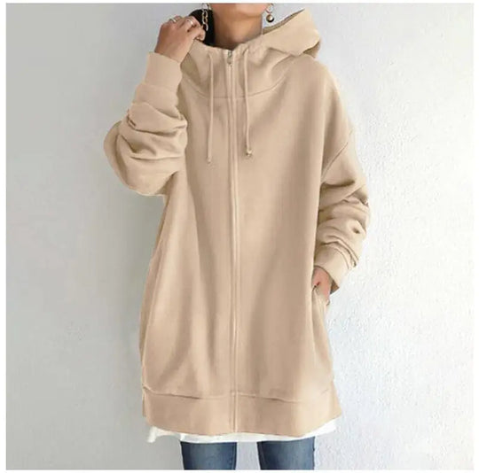Oversized Loose Hooded Coat